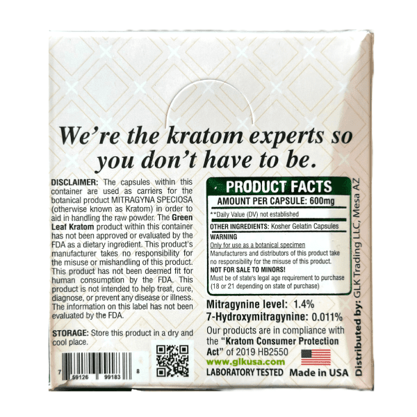 Convenience Pack GREEN MAENG DA (ENERGY) CAPSULES-15CT - Image 5