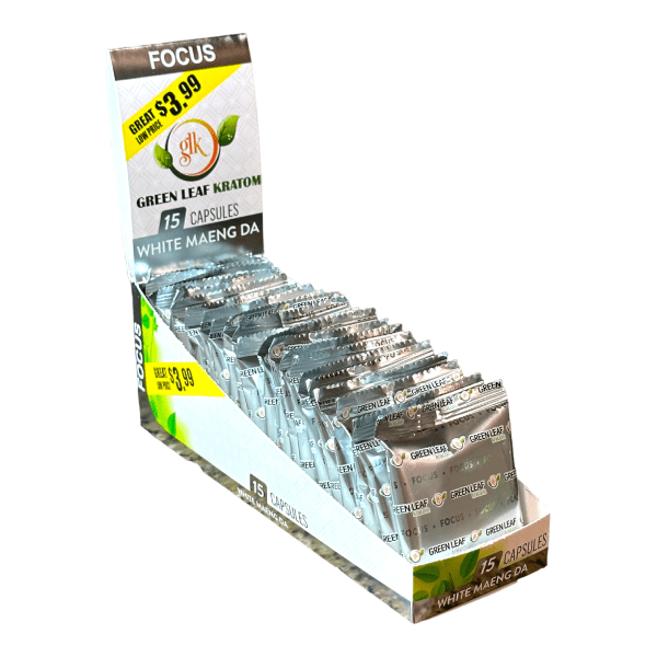 Convenience Pack White Maeng Da (FOCUS) Capsules-15CT - Image 4