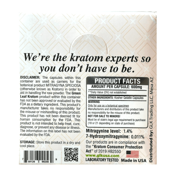 Convenience Pack White Maeng Da (FOCUS) Capsules-15CT - Image 5