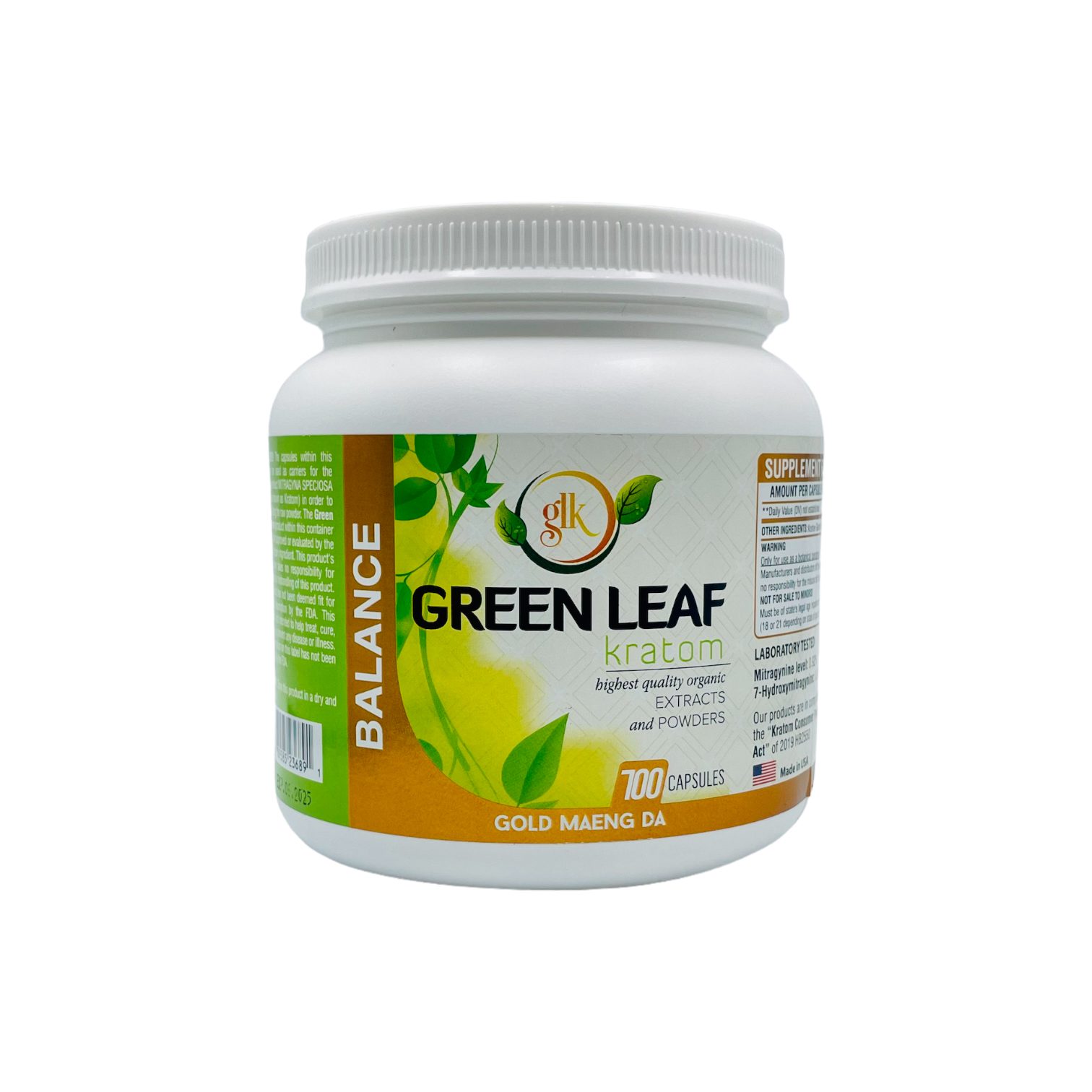 Gold Maeng Da (BALANCE) Capsules-700CT