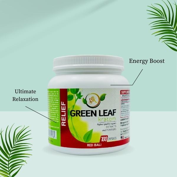 Red Bali (RELIEF) Capsules-700CT - Image 3